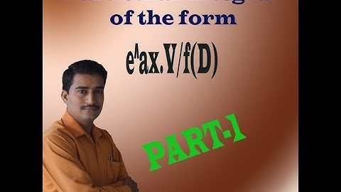 VTU Engineering maths-2 Particular integral type-4 || VTU advanced mathematics-2 particular integral