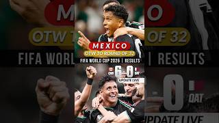 Update !!! KOREA KALAH !!! MEXICO OTW ROUND 32 PIALA DUNIA 2026 #worldcup (results review) #shorts
