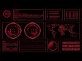 Red futuristic hacker background full 60 fps