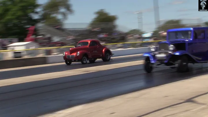 Brew City Gassers on Day1 at the 2025 Glory Days Drags at Byron Dragway