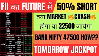 FII F&O Data Analysis For Wednesday |Bank Nifty Tomorrow |Nifty Prediction |Option Chain Secret