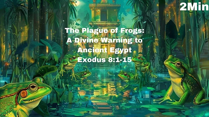 The Plague of Frogs: A Divine Warning to Ancient Egypt  Exodus 8:1-15
