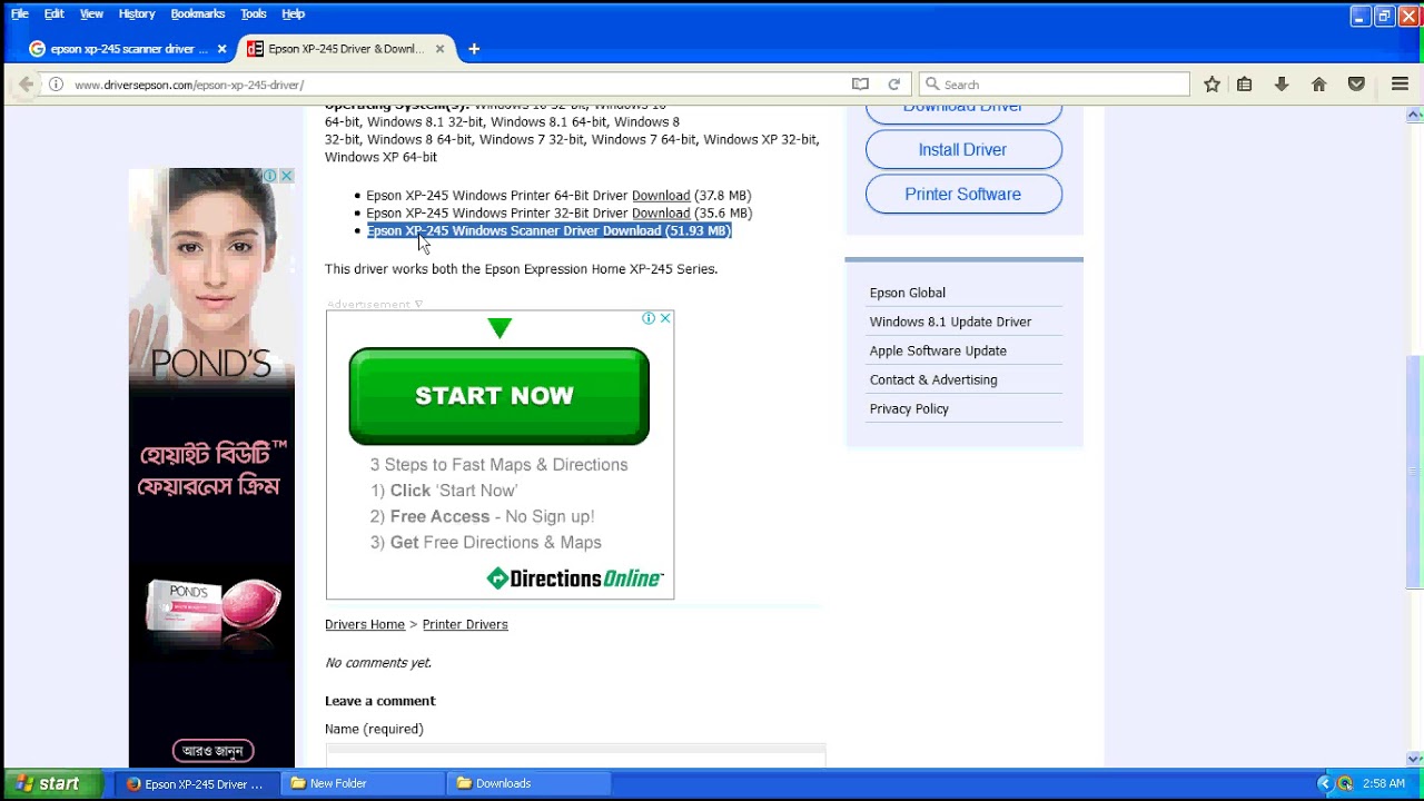 Epson Xp 245 Printer Scanner Driver Download Youtube Finally, to get the epson printer installed on ubuntu linux you need to download and install the epson proprietary driver. epson xp 245 printer scanner driver download