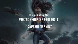 Photoshop Speed Edit - "Captain Marvel" screenshot 5