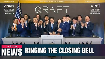 S. Korean tech firm Qraft rings closing bell at NYSE to mark launch of AI-powered ETFs