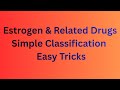 Estrogen &amp; Related Drugs Classification | Easiest Tricks for Pharmacology