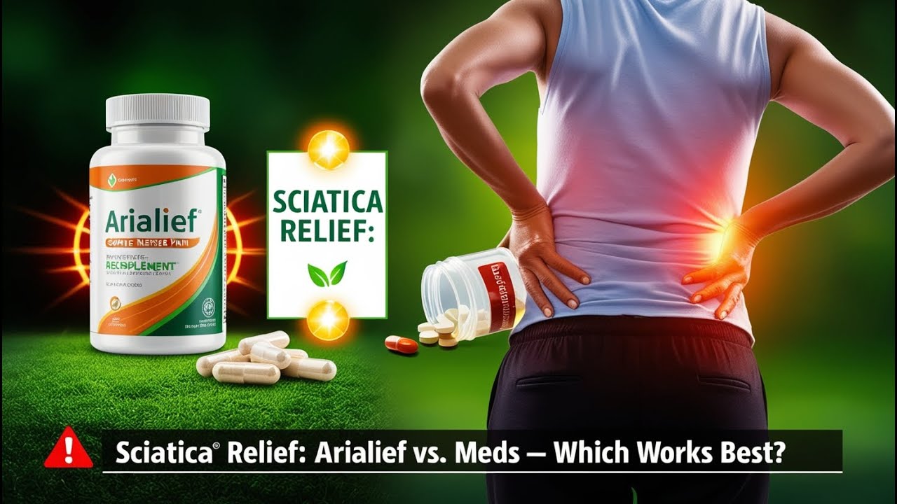 🟢 The New Revolution in Sciatica Pain Relief: Arialief vs. Prescription Medications! 🌿🔥