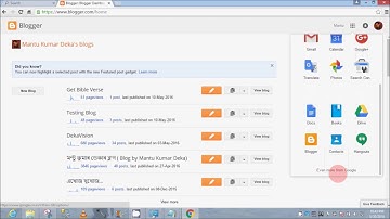 lesson 1 : How to create a blog