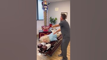 Chiropractor New High Score #shorts #shortvideo #funny #chiropractor #ai #ouch