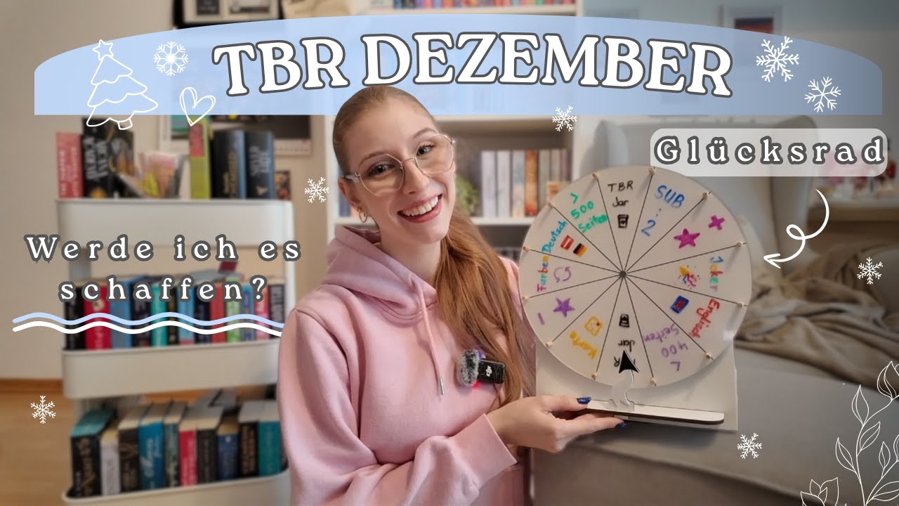 Glücksrad sucht meinen TBR aus 📚 | Dezember ❄️🩷