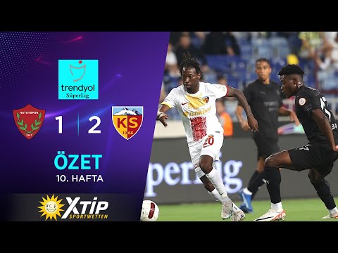 Merkur-Sports | Hatayspor (1-2) Kayserispor - Highlights/Özet | Trendyol Süper Lig - 2023/24