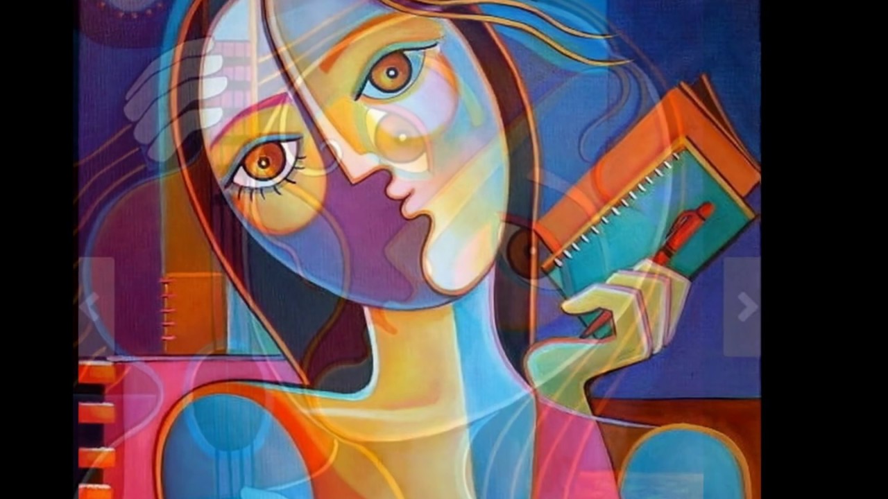 Arte: imagens ao estilo cubista.