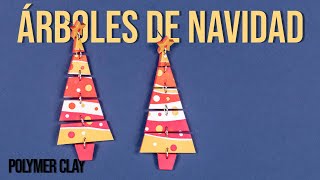 Pendientes Árboles de Navidad – Tutorial de arcilla polimérica [Sub] | Ana Belchí