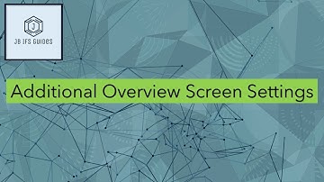 IFS Cloud - Additional Overview Screen Settings