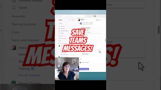 Are You Using Microsoft Teams' Saved Messages Feature to BOOST Productivity? #shorts