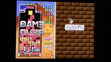 Tetris Plus PS1 Classic Mode Gameplay #2