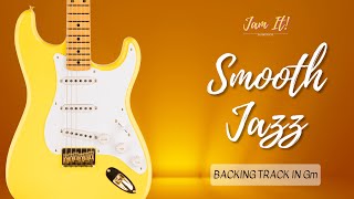 Funky Smooth Jazz Guitar Backing Track in Gm | Jam Track