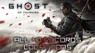 Ghost of Tsushima - All 40 Records Locations (Avid Reader Trophy Guide)