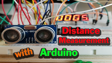 How To Measure Distance With Arduino Ultrasonic Sensor And A 7 Segment 4 Digit Display