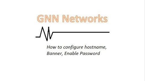 CCNA part 1: How to configure hostname, Banner, Enable Password in cisco router.