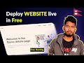 How to host and deploy website in free   github pages in nepali