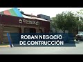 Roban caja fuerte de negocio en la colonia Las Lomas en García, NL