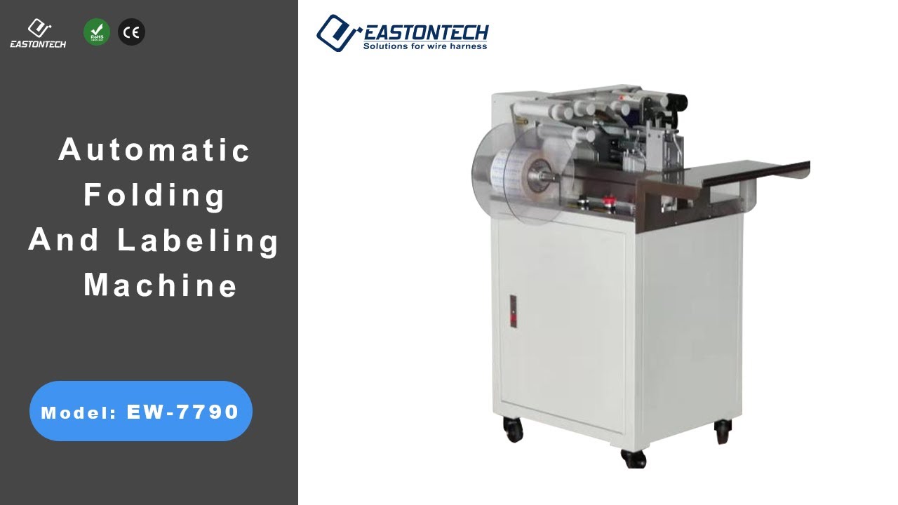 EW 7790 Automatic Folding And Labeling Machine EASTONTECH