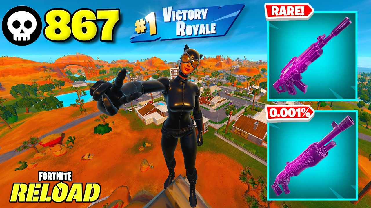 867 Elimination "RANKED RELOAD” Gameplay Wins (Fortnite Chapter 7 PS5 Controller)