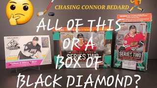 CHASING BEDARD RC 🏃2023-24 HOCKEY BREAK: UD2 MEGA-BOX, JUMBO BLASTER, SPGU  & THE GREAT 01 STOPS BY!