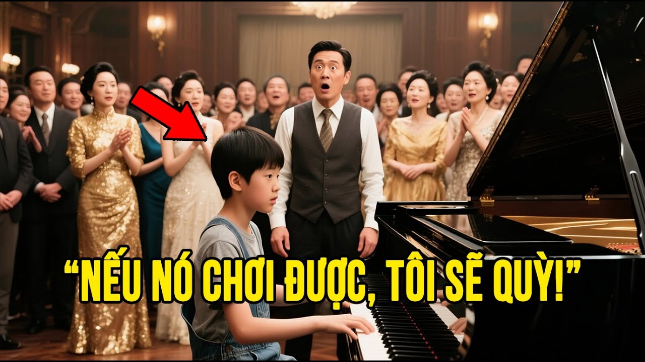 Tỷ Phú Thách Nếu Nó Chơi Được, Tôi Sẽ Quỳ — 2 Phút Sau, Con Trai Cô Lao Công Khiến Cả Rạp Im Bặt