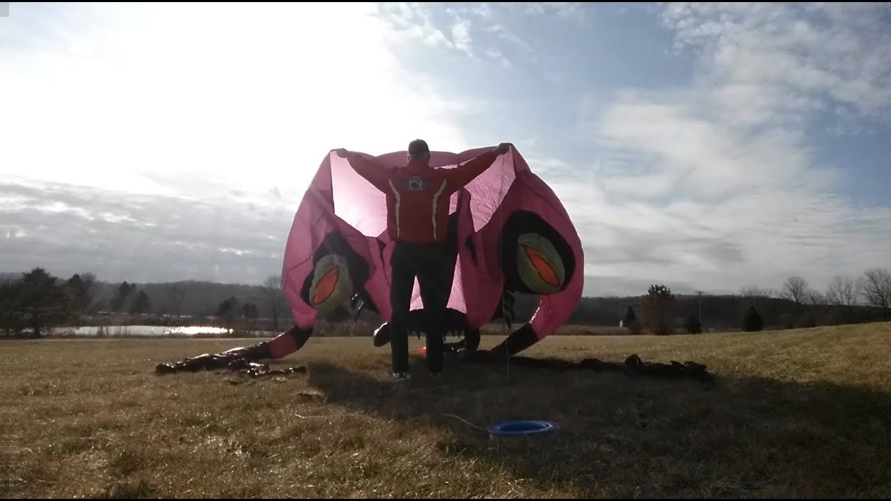 16 SQM Trilobite Kite Fly by Hand