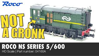 NOT A GRONK! Dutch NS 500/600 Series Diesel Shunter from Roco | 04160A - HO Scale model review
