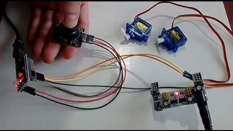 Arduino Nano and Visuino: Control Servos with Joystick