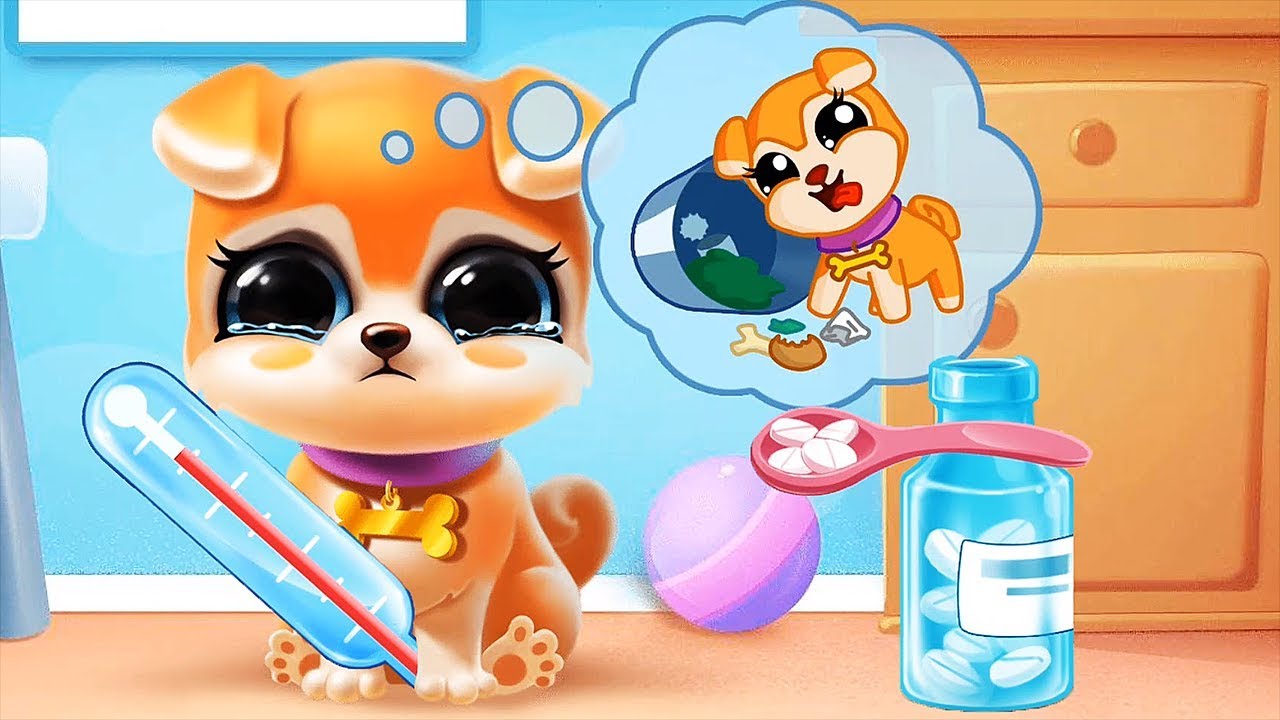 Puppy Care Fun Baby Games - Play With Puppy Doctor And Makeover Animals
