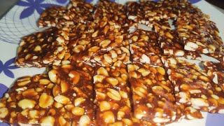 Peanut Chikki Recipe | Moongfali Chikki | Sing ni Chikki |  Peanut jaggery bar