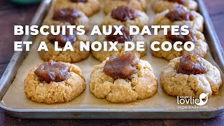 [FR] Biscuits empreinte de pouce à l'orange, aux dattes et à la noix de coco