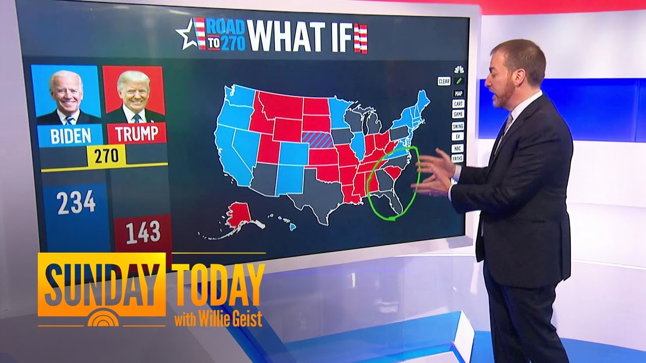 Chuck Todd I Ll Be Watching Florida Georgia And North Carolina On Election Night Sunday Today Youtube