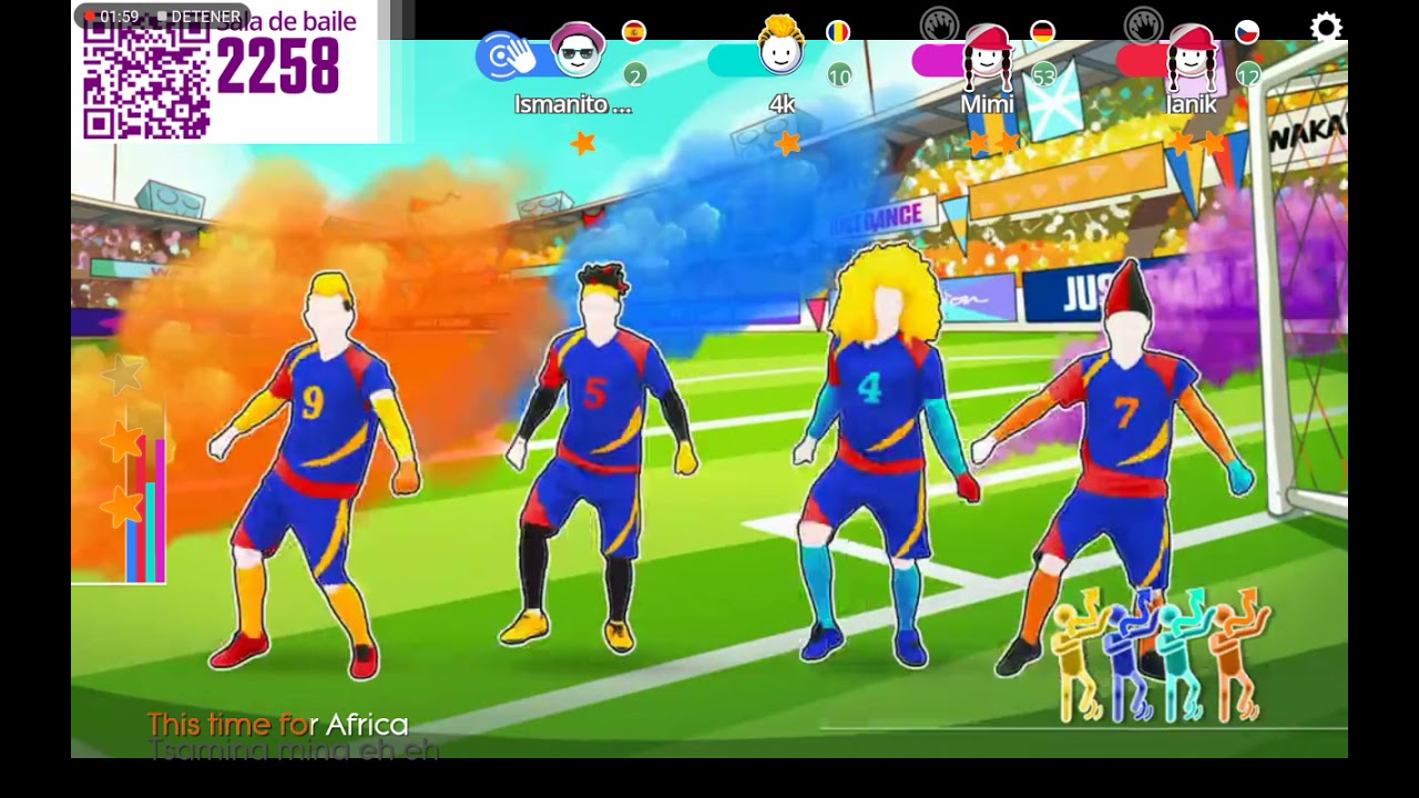 Waka Waka eh eh Shakira just dance YouTube