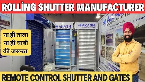 Rolling shutters manufacturers | entrance automation - remote control rolling shutter and gates.