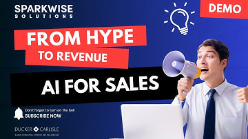 AI for Sales by SparkWise Solutions - Data & AI by Ducker Carlisle