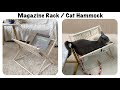 마크라메 매거진랙 & 고양이 해먹 만들기 Macrame tutorial DIY magazine rack & cat hammock