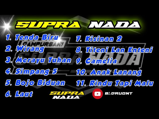 Supra Nada Full Album Tenda Biru, simpang 5, wirang, Merayu Tuhan class=