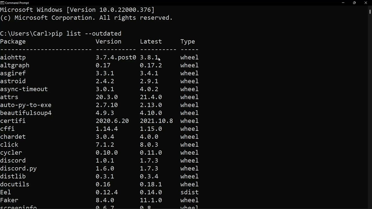 How To Upgrade All Python Packages With Pip