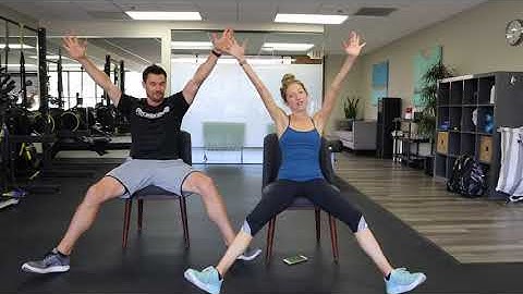 Beginners Chair Cardio Workout - No Impact Cardio For Weight Loss (REALLY WORKS!)