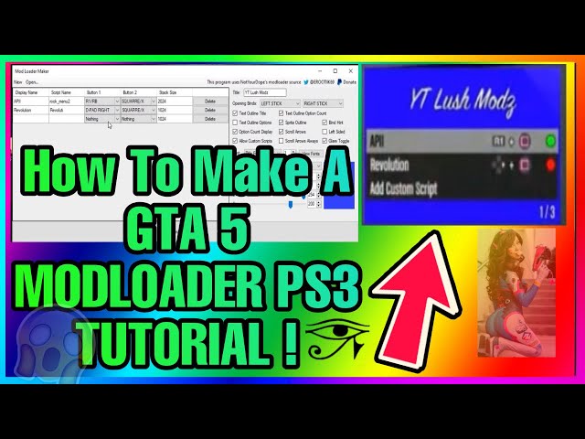 PS3 - (GTA 5 1.27) - W33D MOD Loader +Auto-Installer Tool by ID72303 (FREE)