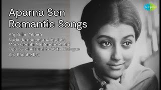 70&#39;s Bengali Love Songs | Aparna Sen | Manna Dey Songs | Aaj Bujhi Pakhira | Nadir Jemon Jhar...