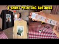 T-shirt printing business (BTS) unboxing packaging materials✨📦