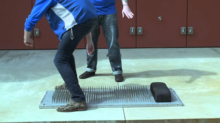 The science of lying down on a bed of nails.