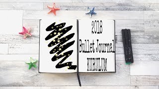 Bullet Journal 2018 Kurulum Setup Organize Olmak İçin Ajanda