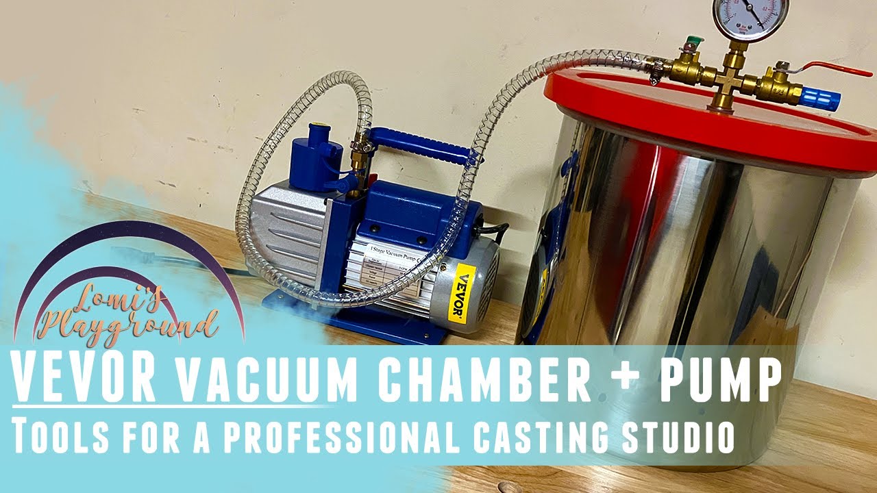 Using my new VEVOR vacuum chamber and pump for PROFESSIONAL doll